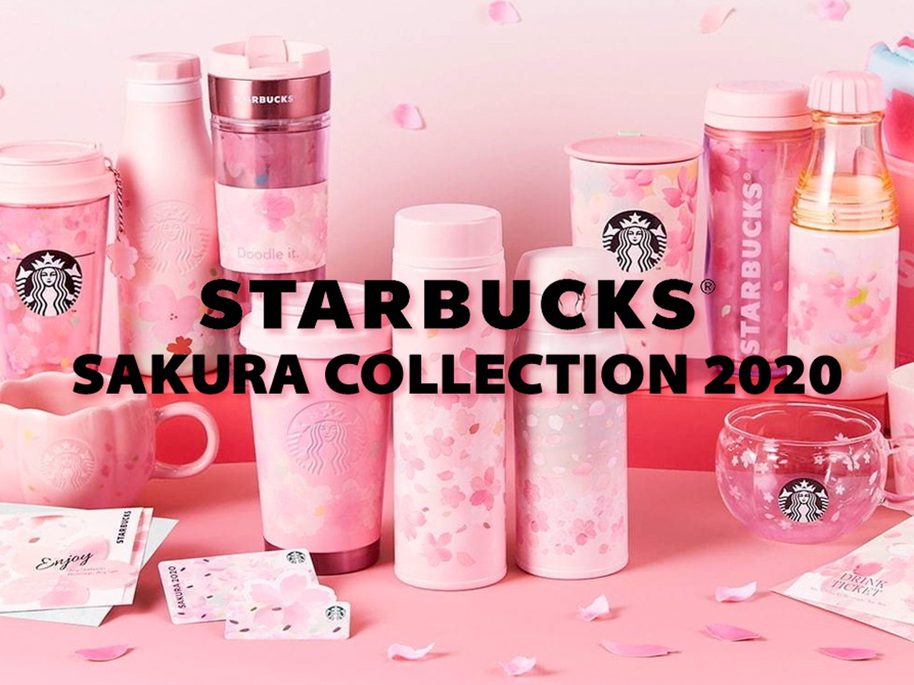 Starbucks Japan Releases Sakura-Themed Collection for 2020 