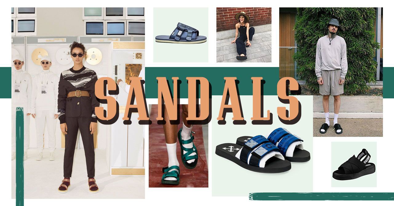 nike sandals from the 90's