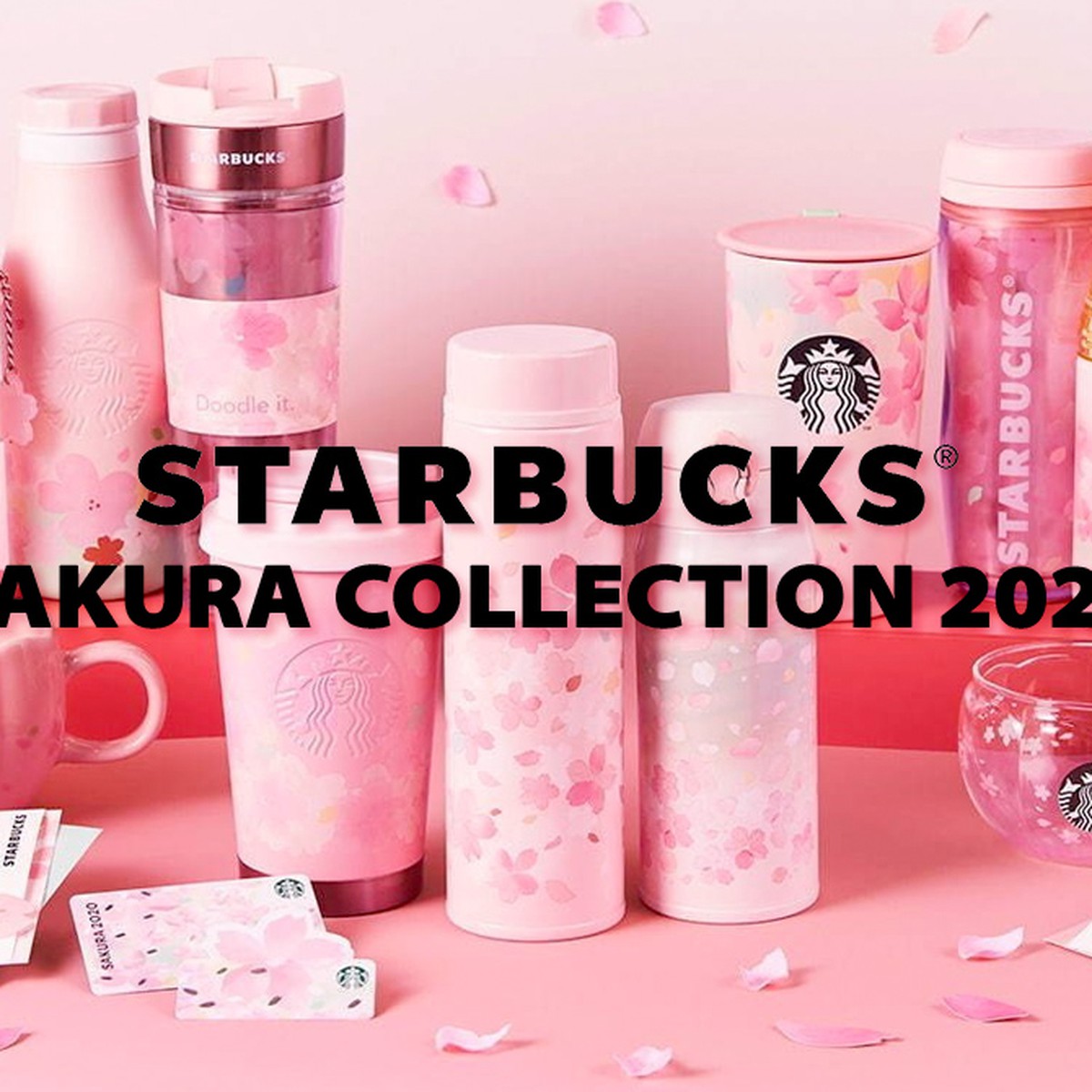 Starbucks Japan Releases Sakura-Themed Collection for 2020